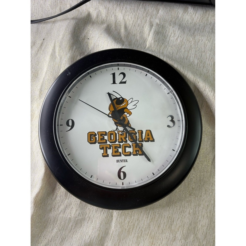 Georgia Tech wall clock - Picture 2 of 7